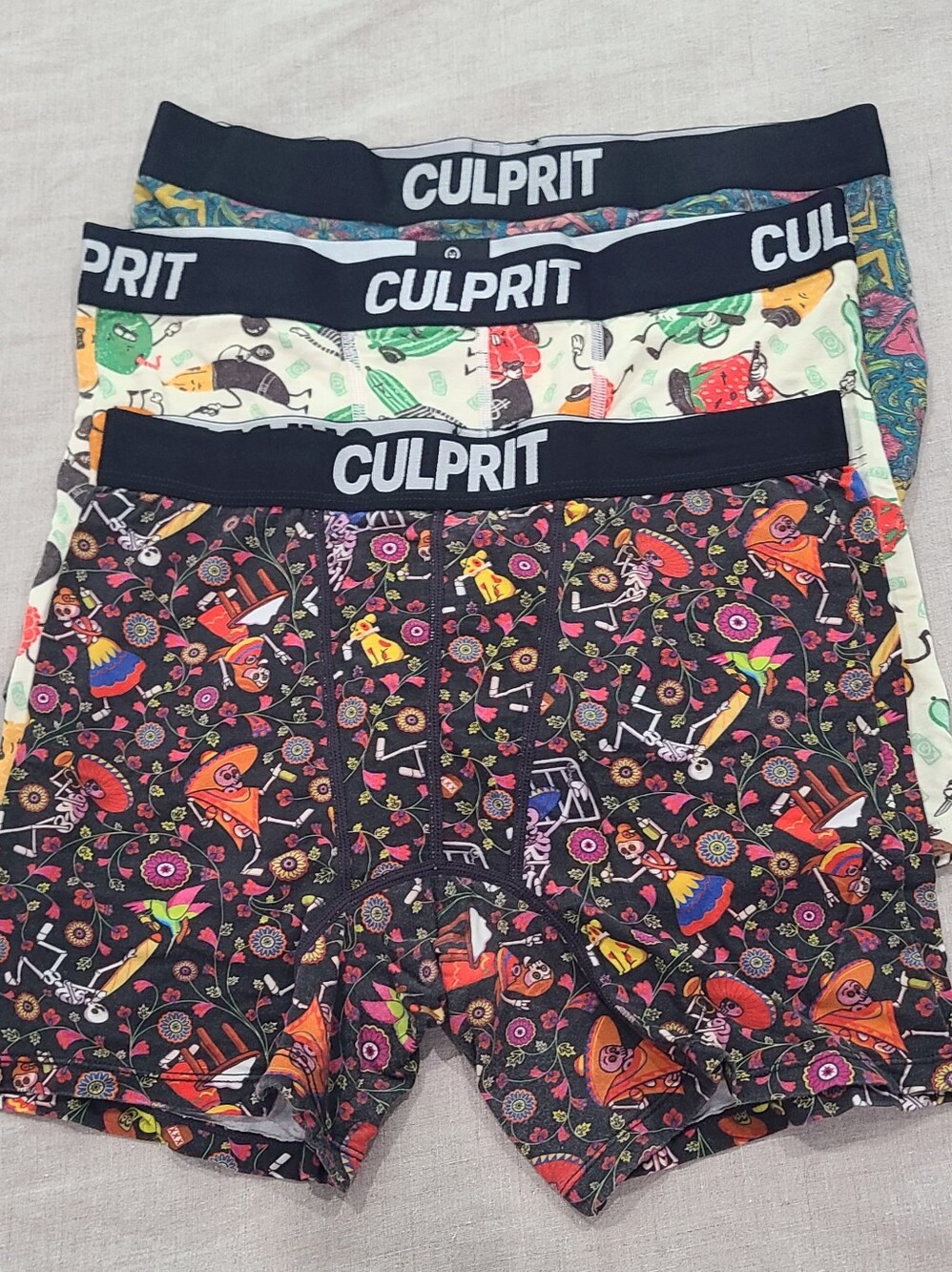 Lot Of 3 Culprit Lady Boxers L